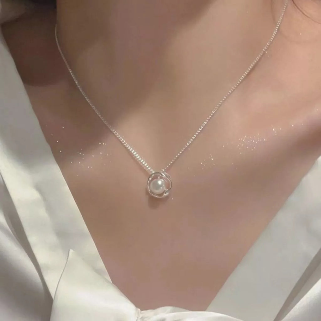 The Solène — Pearl Pendant Necklace
