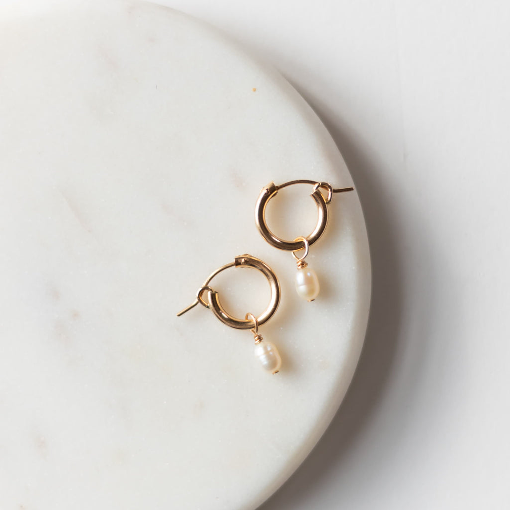 The Gia — Classic Gold Hoops