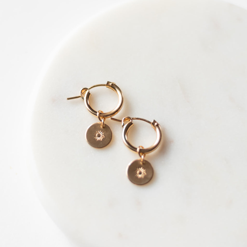 The Gia — Classic Gold Hoops