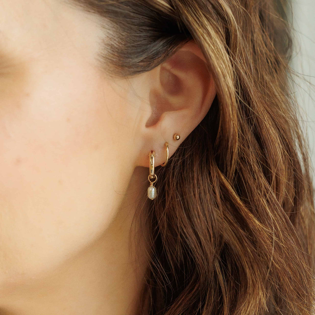The Gia — Classic Gold Hoops
