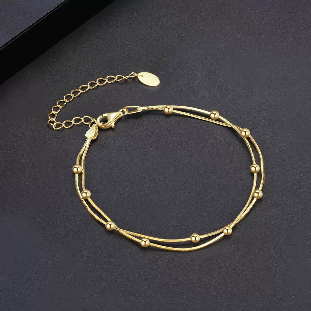 The Orbe — Golden Chain Bracelet