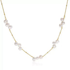 The Marguerite — Pearl Cluster Necklace