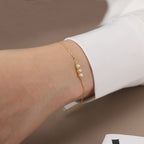 The Trio — Triple Pearl Bracelet