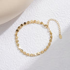The Delphine — Layered Disc Bracelet