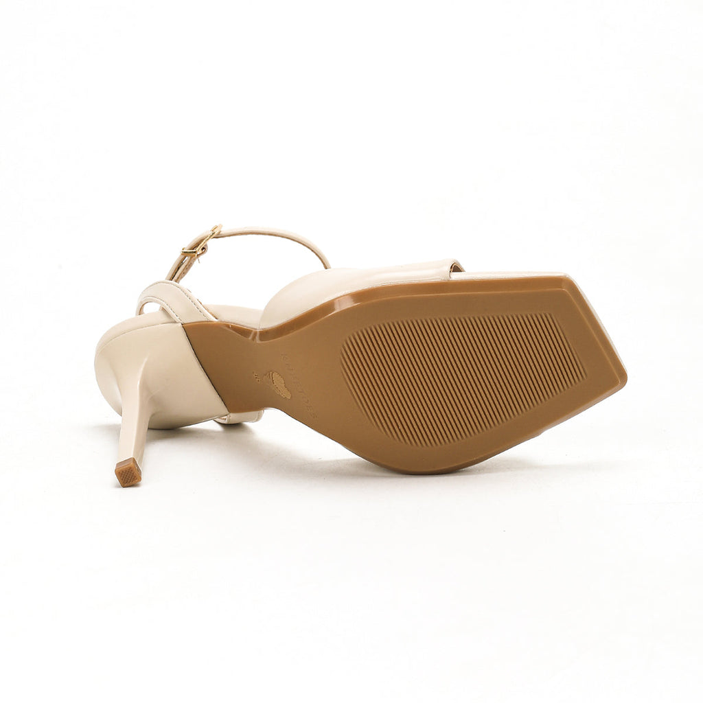 The Casey — Nude Ankle Strap Heel
