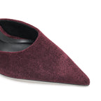 The Luna — Maroon Velvet Mule