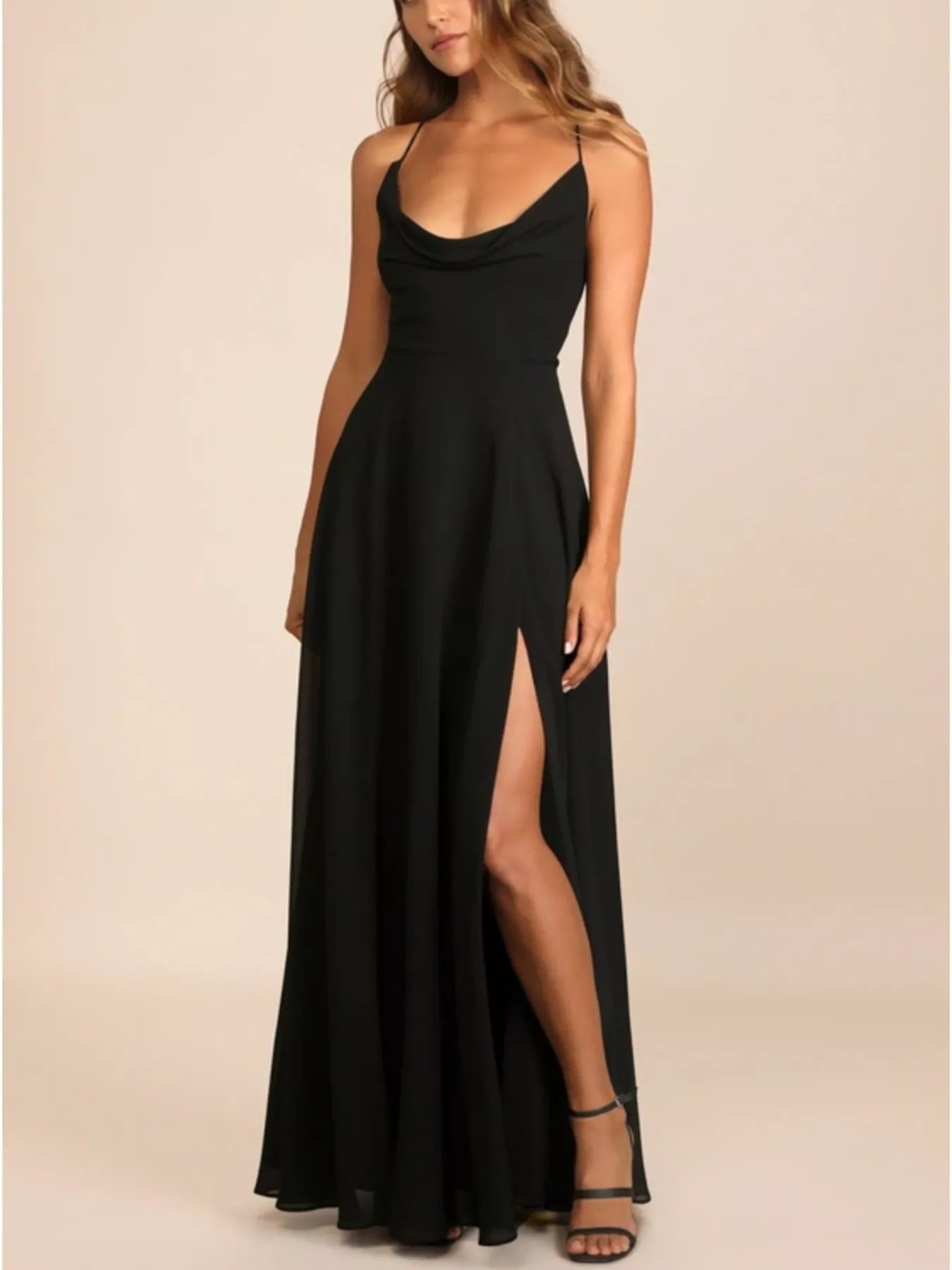 The Léonie — Cowl Neck Maxi