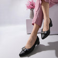 The Mercia — Black Bow Heel