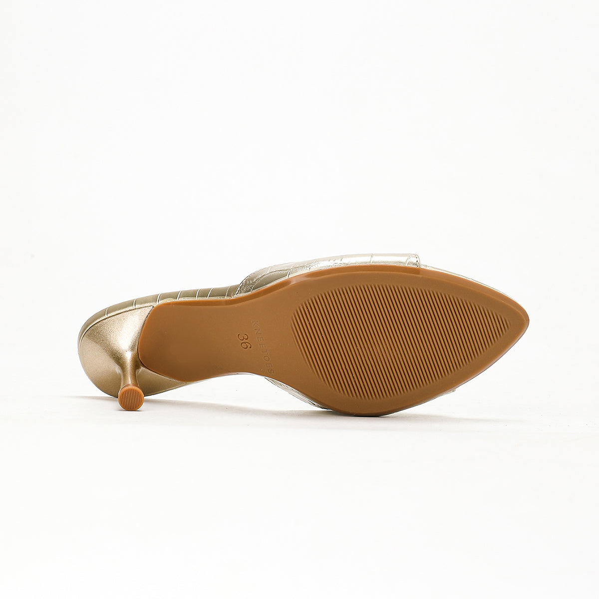 The Orlina — Gold Kitten Heel