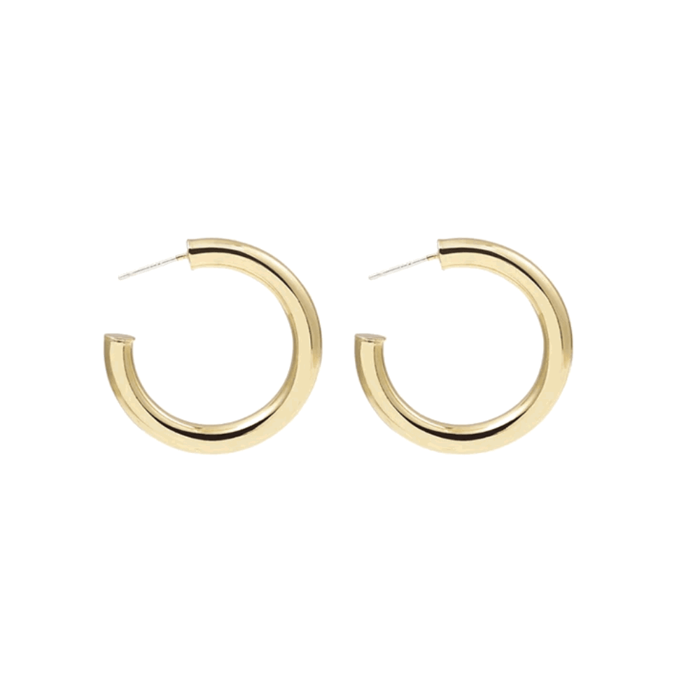 The Athéna — Bold Gold Hoops