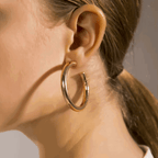 The Athéna — Bold Gold Hoops