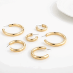 The Athéna — Bold Gold Hoops