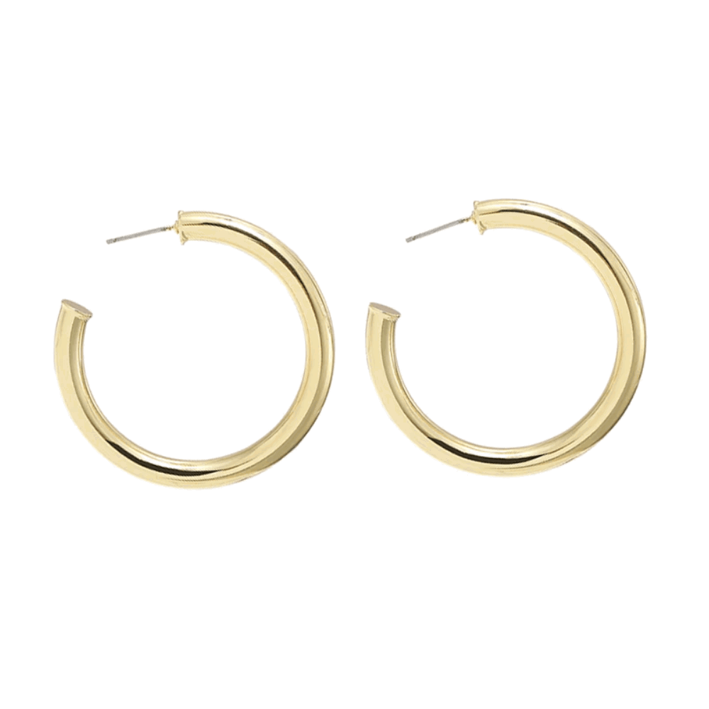 The Athéna — Bold Gold Hoops