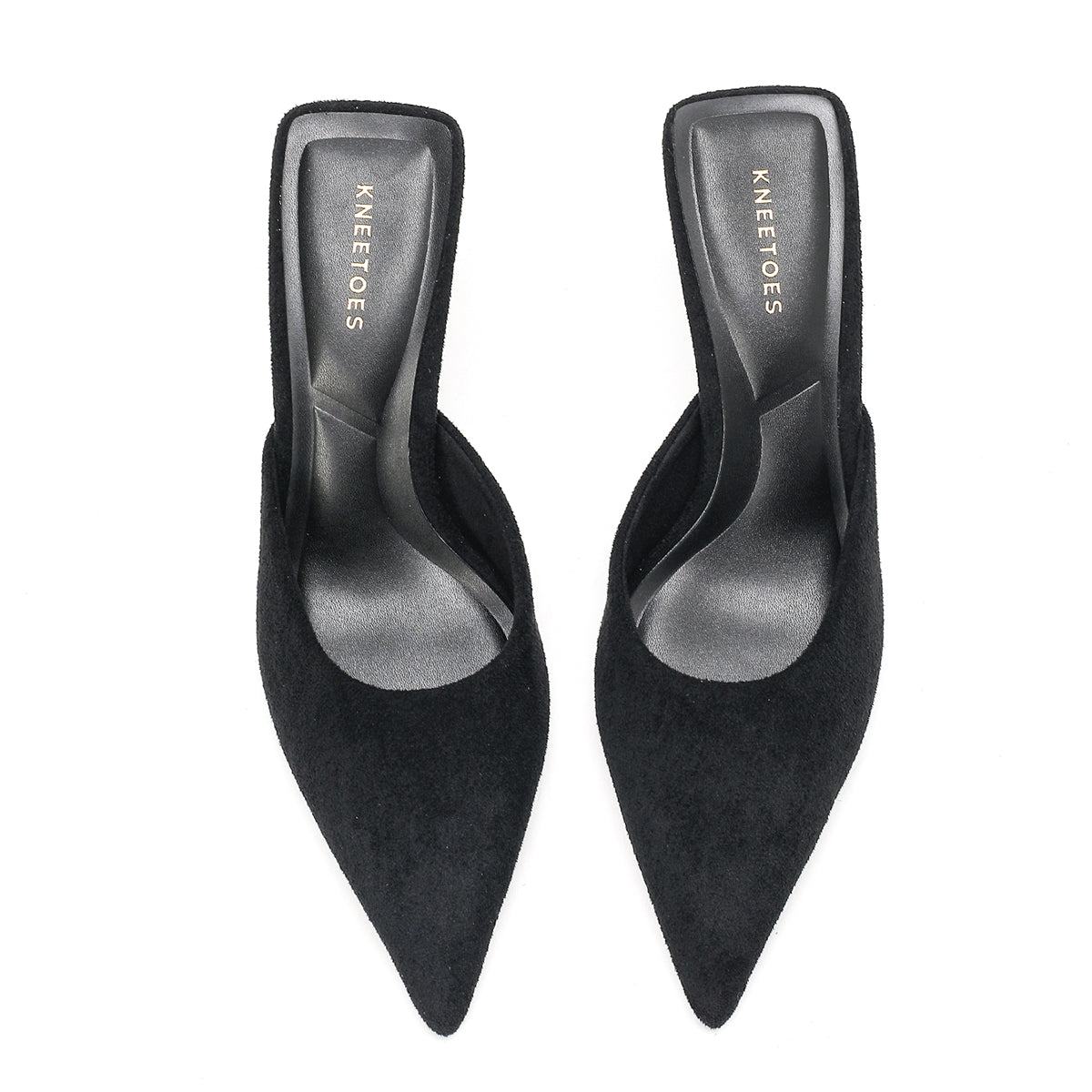 The Luna — Black Velvet Mule