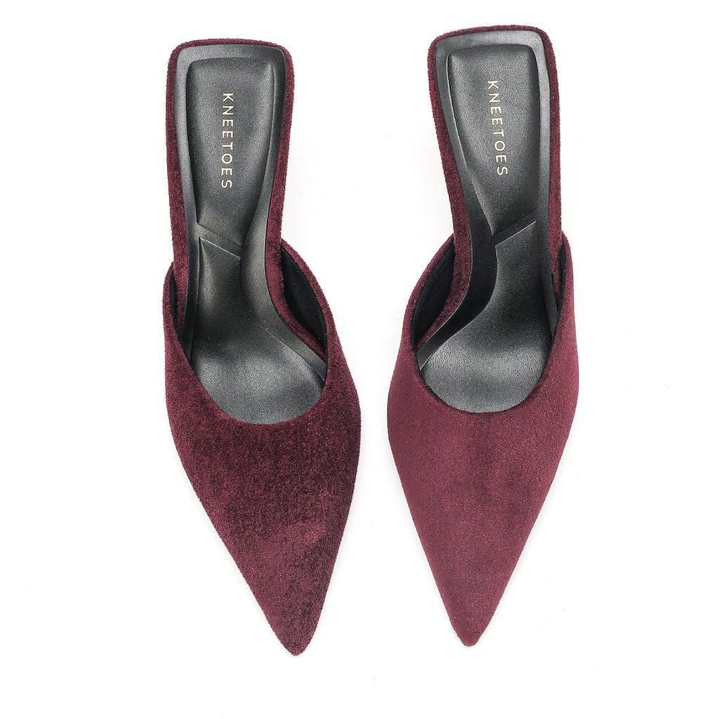 The Luna — Maroon Velvet Mule