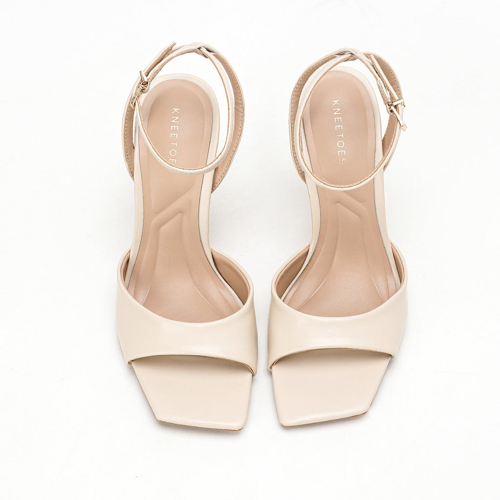 The Casey — Nude Ankle Strap Heel