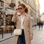 The Isabeau — Ivory Quilted Bag