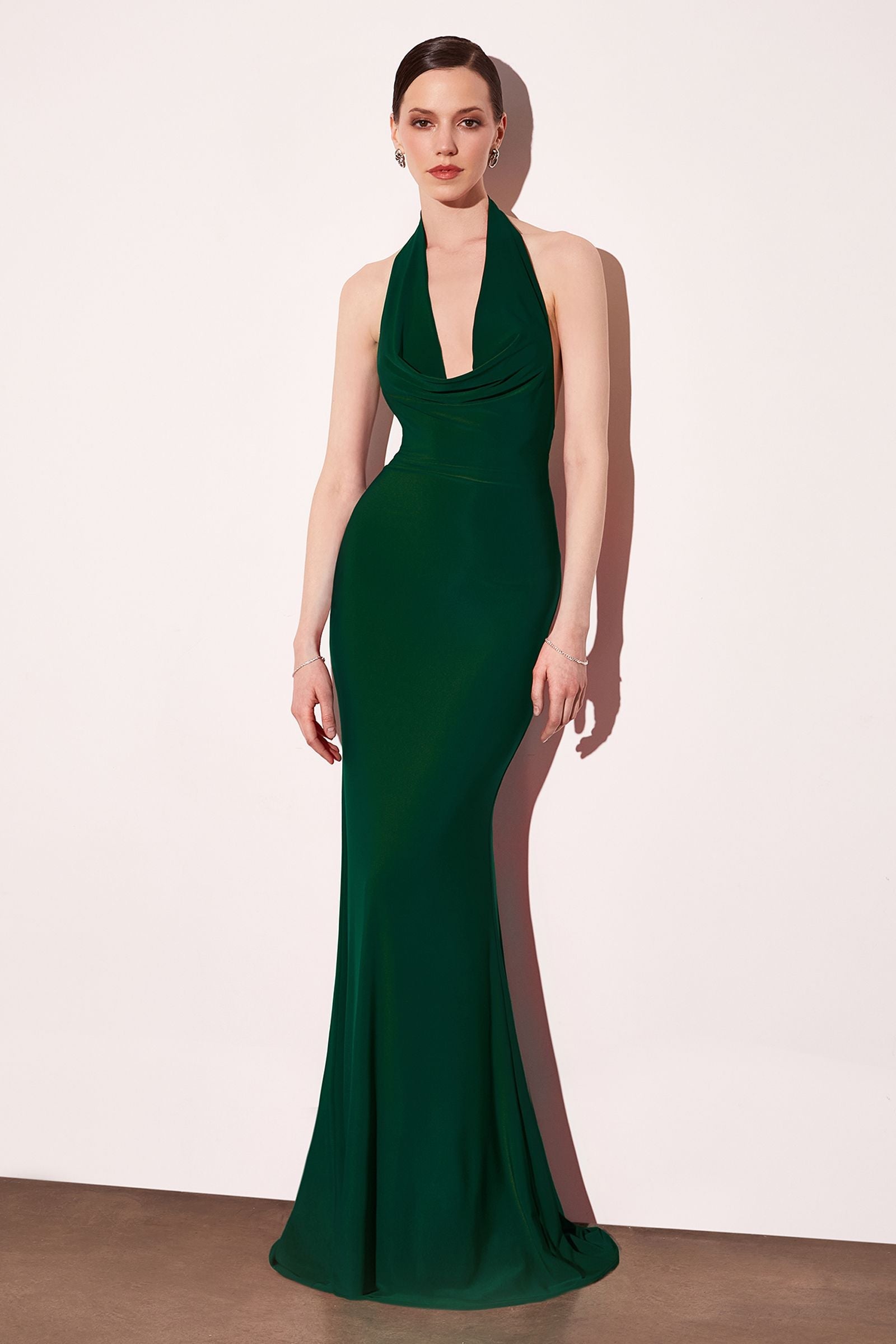 The Anaïs — Halter Open Back Gown