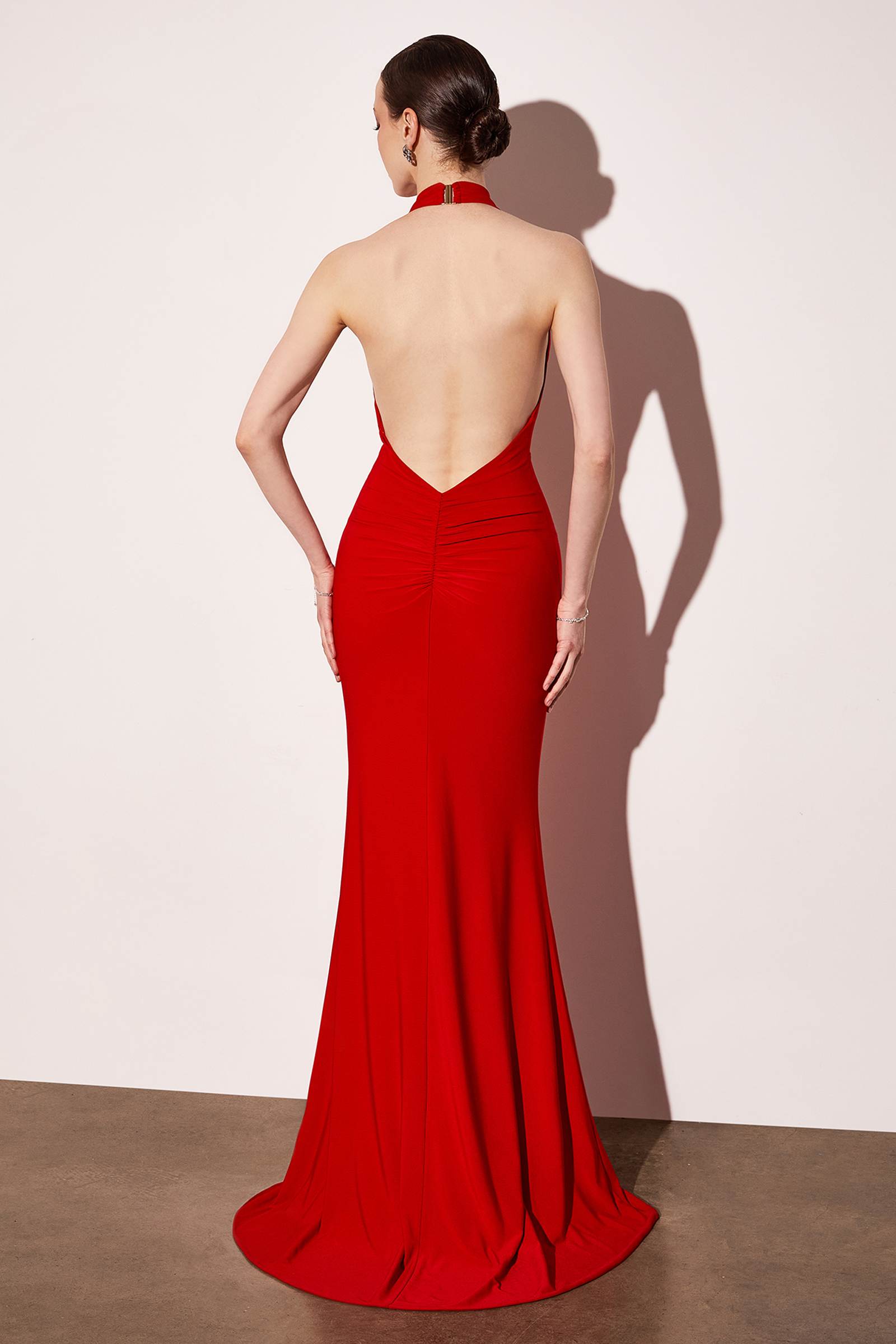 The Anaïs — Halter Open Back Gown