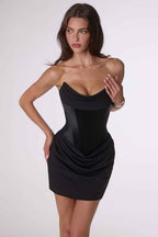 The Colette — Draped Crepe Mini