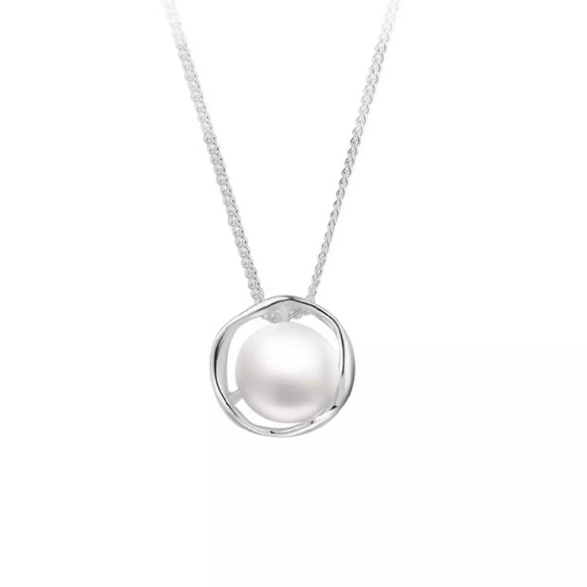 The Solène — Pearl Pendant Necklace
