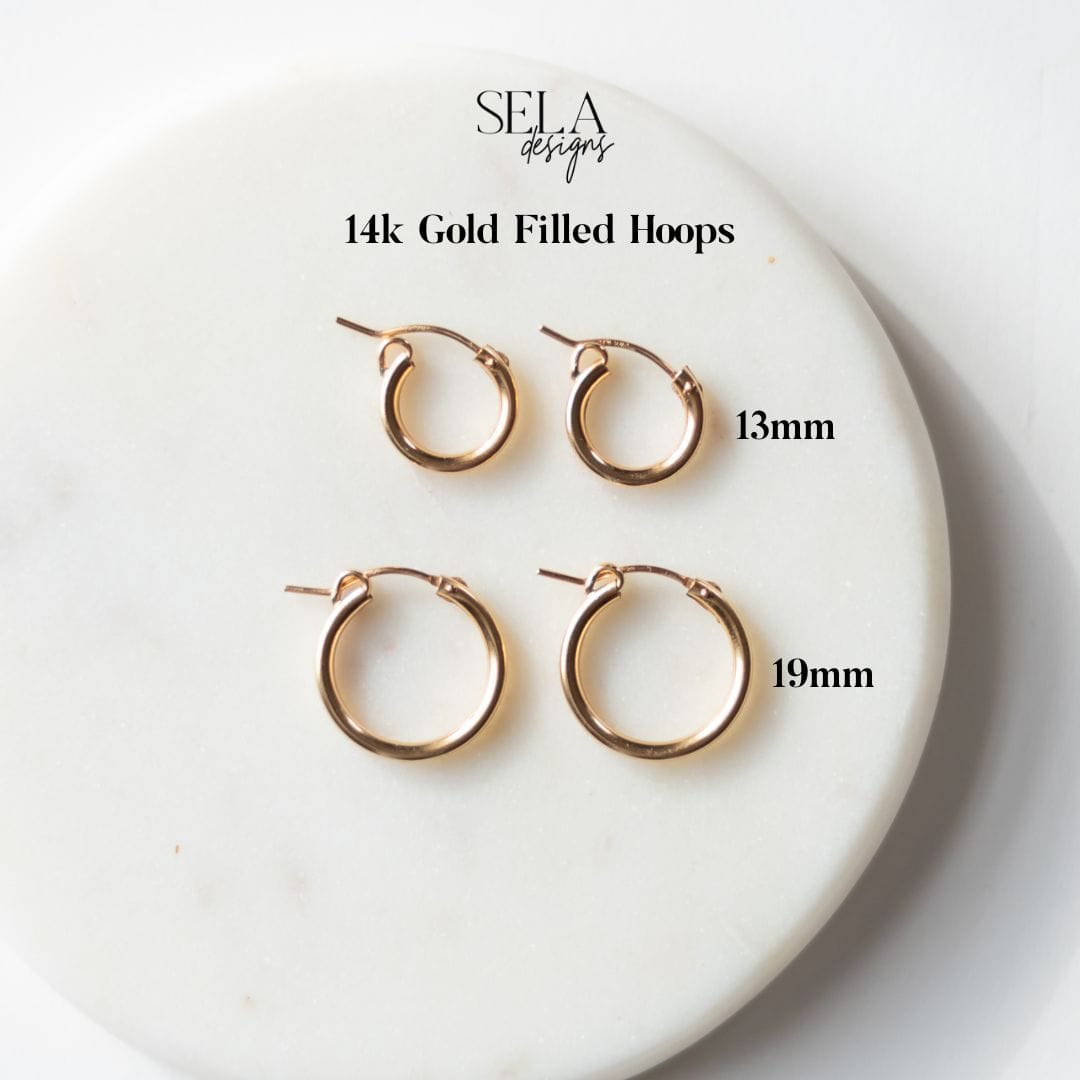 The Gia — Classic Gold Hoops