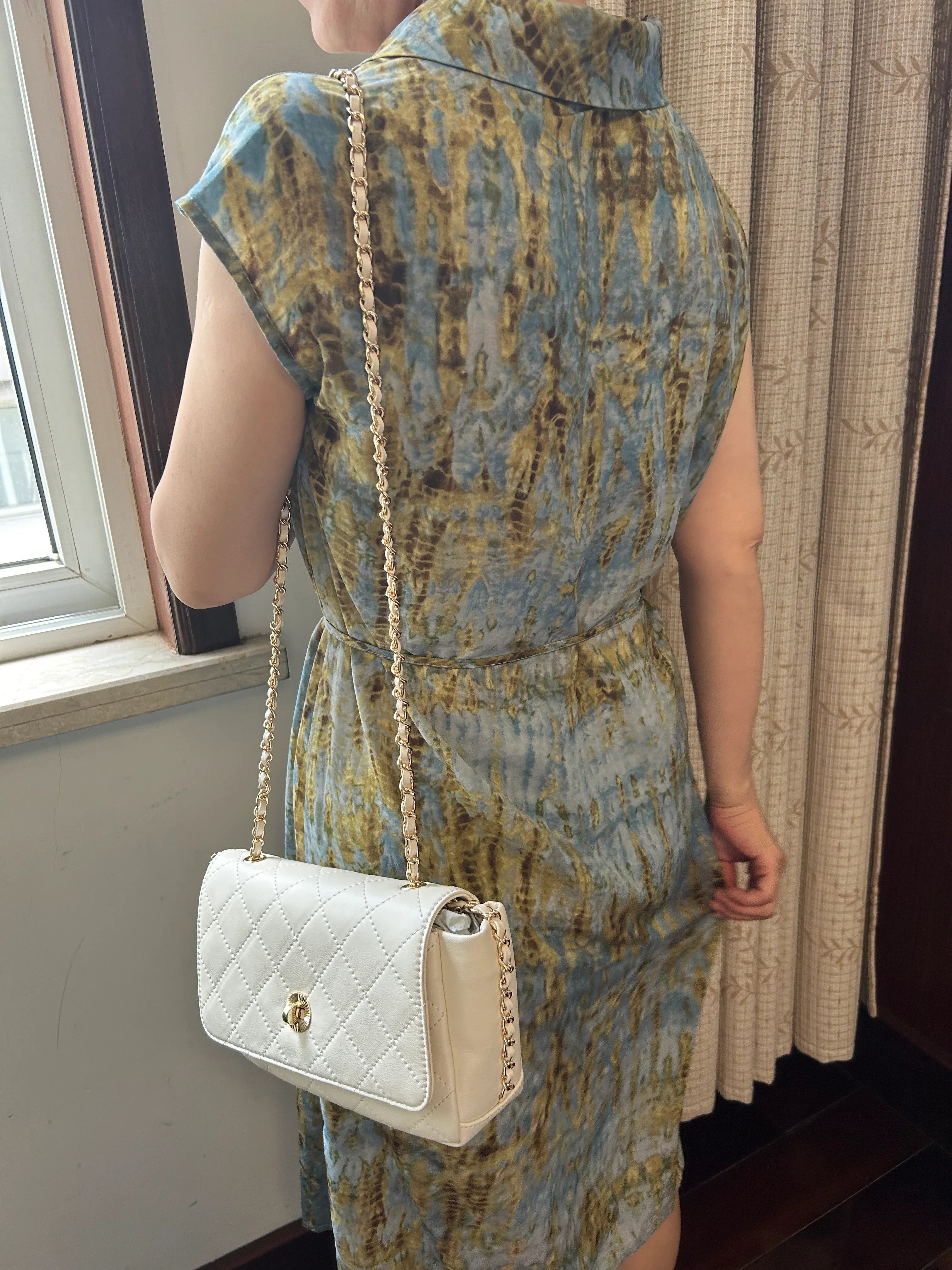 The Isabeau — Ivory Quilted Bag