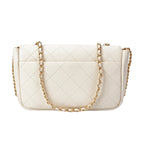 The Isabeau — Ivory Quilted Bag