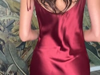 The Sofia — Satin Cowl Neck Midi