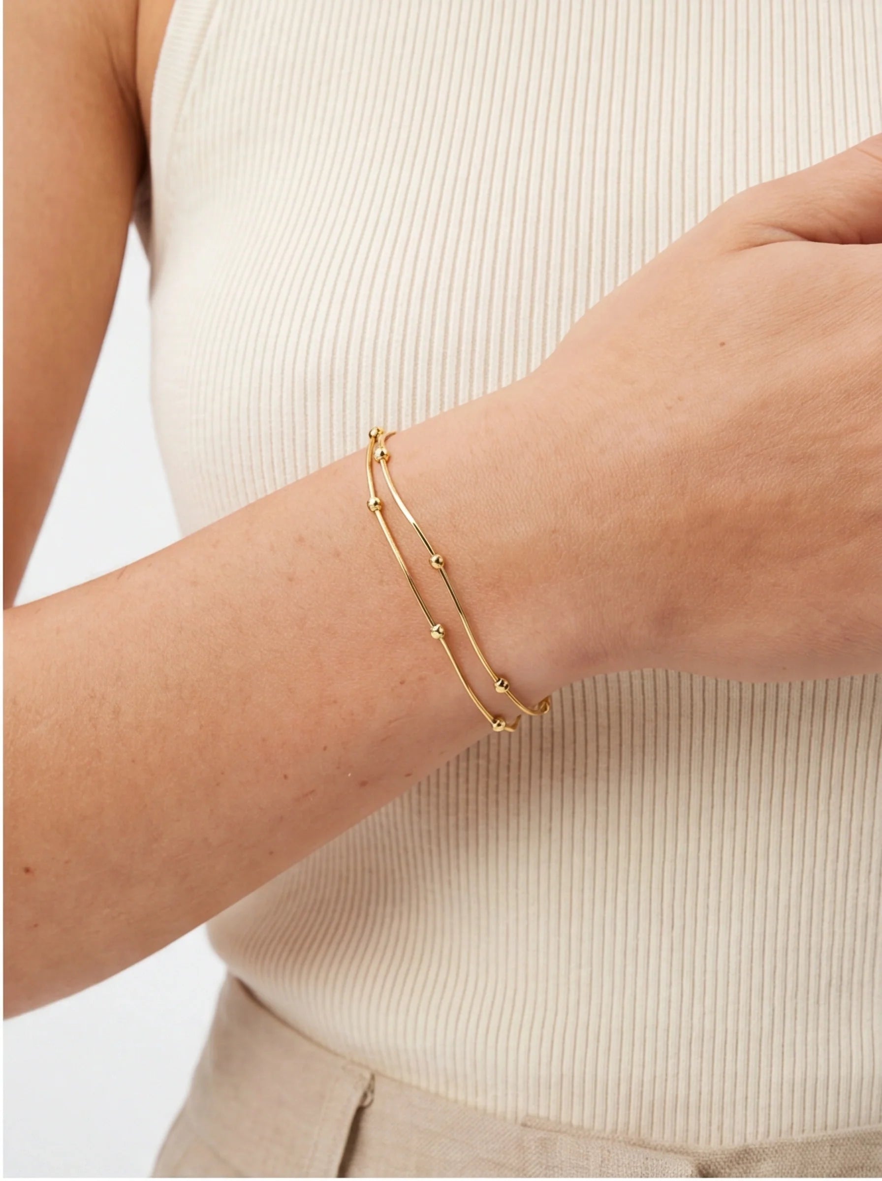 The Orbe — Golden Chain Bracelet